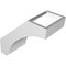 Ekena Millwork 5-in. W x 10-in. D x 10-in. H Imperial Architectural Grade PVC Knee Brace BRCP05X10X10IMP - alternate 2